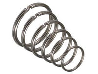 anello per chiavi in acciaio nichelato - ø mm.12 cod:ferx.fer12560