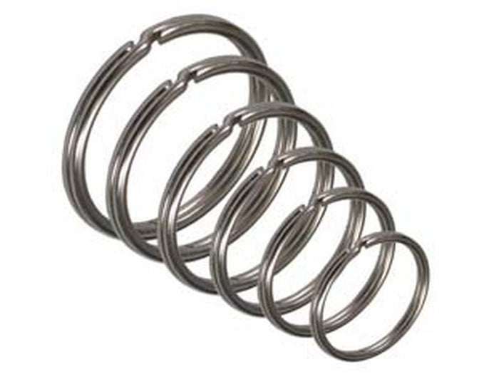 anello per chiavi in acciaio nichelato - ø mm.16 cod:ferx.fer12577