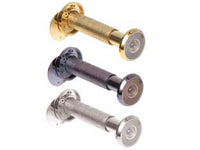 spioncino diamante tondo ? 16 con grandangolo 200? - lunghezza mm.80/120, ottone lucido (016dxol80) cod:ferx.fer430630