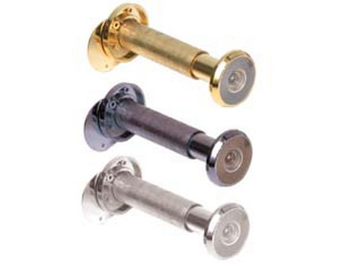 spioncino diamante tondo ? 16 con grandangolo 200? - lunghezza mm.80/120, ottone lucido (016dxol80) cod:ferx.fer430630