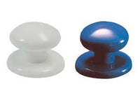 pomoli per mobili con rosetta in nylon - ø mm.30  bianco cod:ferx.fer44370