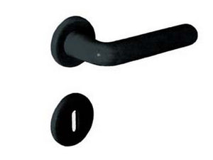maniglia con rosetta in nylon - nero cod:ferx.fer70478