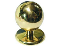 pomolo a sfera per portoncino in ottone lucido - ? mm.70 cod:ferx.fer74209