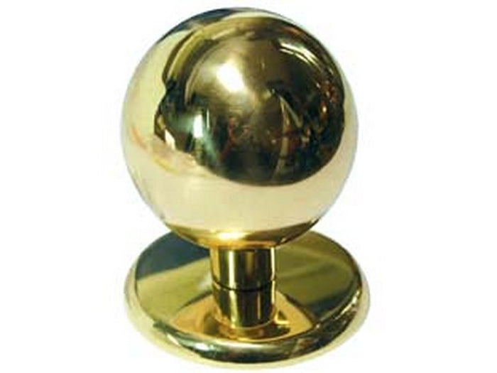 pomolo a sfera per portoncino in ottone lucido - ? mm.70 cod:ferx.fer74209