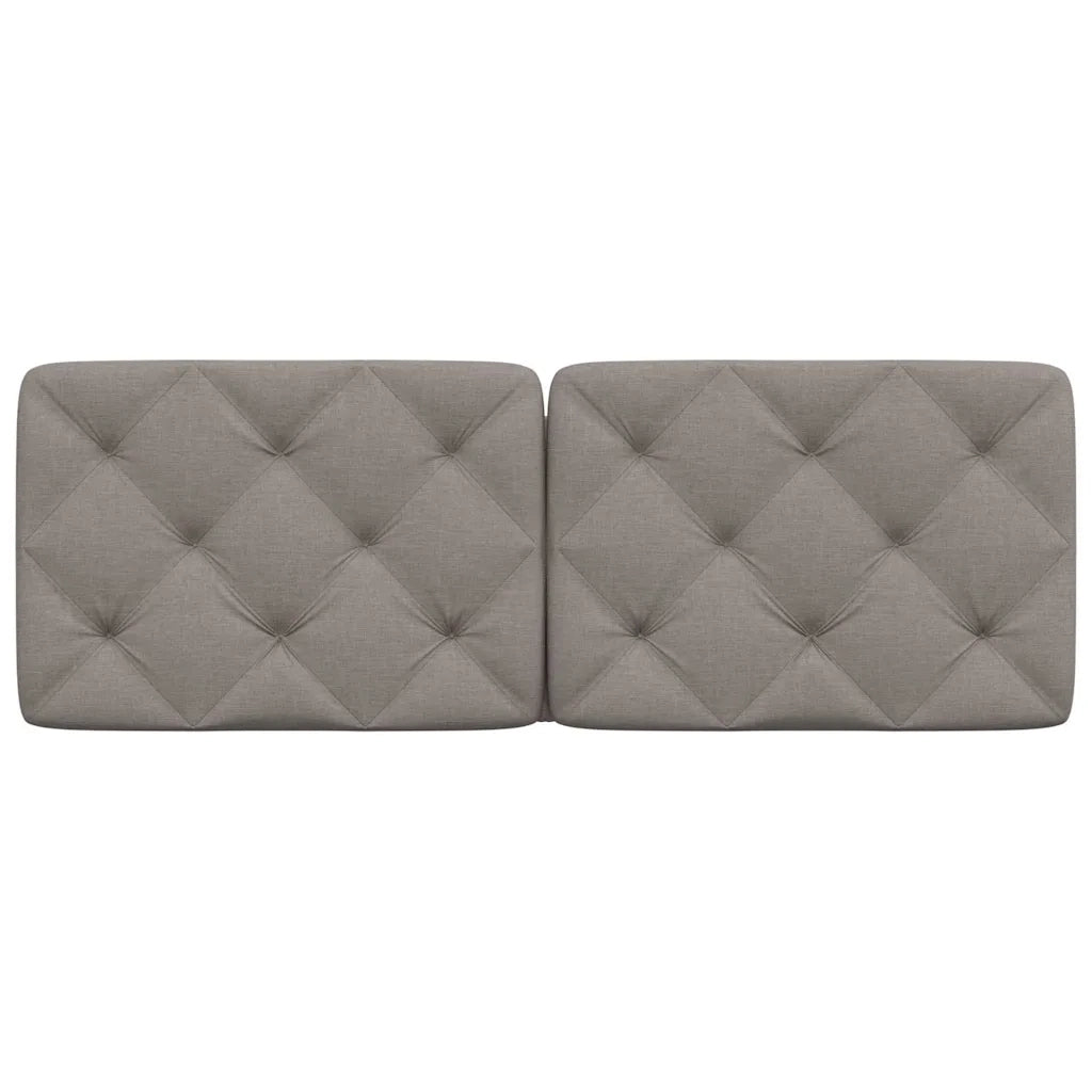 Cuscino Testiera Tortora 120 cm in Tessuto 4019216