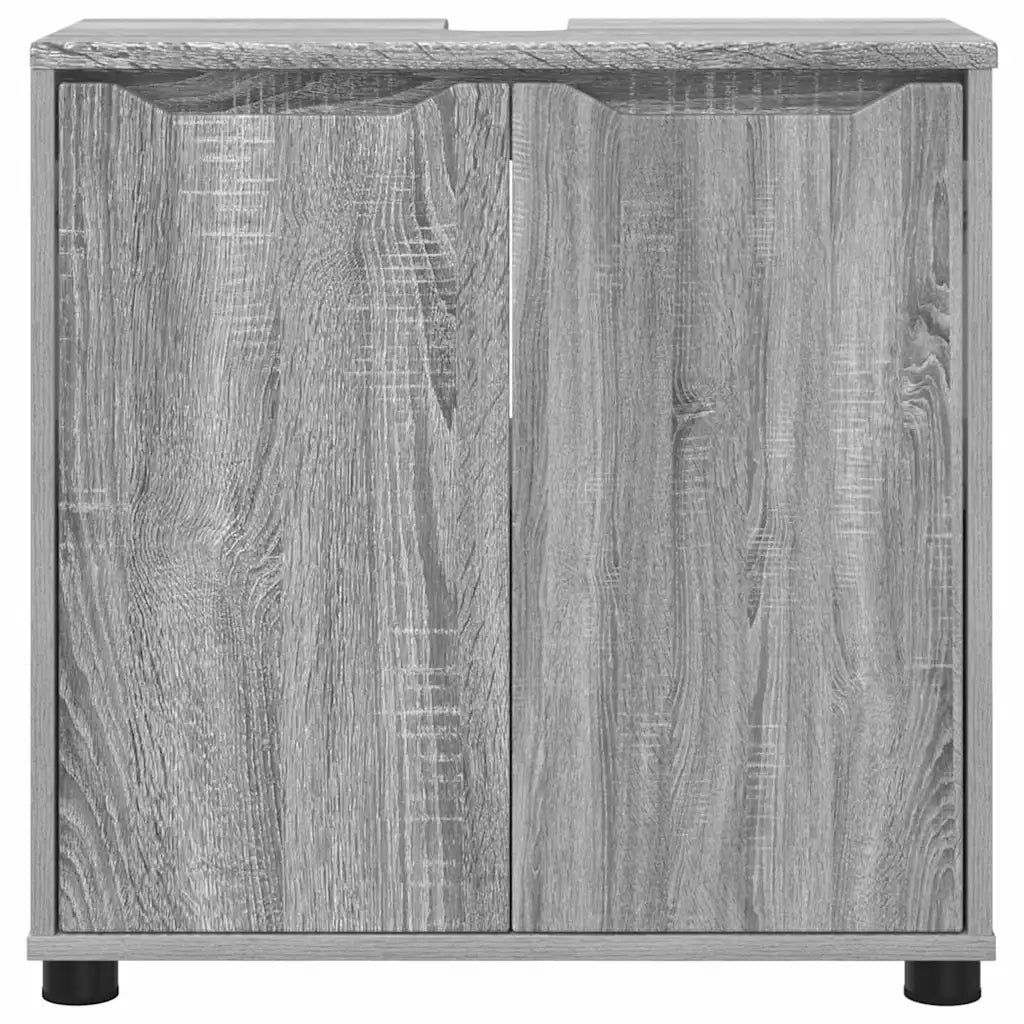 Mobile per lavabo da bagno Grigio Sonoma 60 x 30 x 60 cm