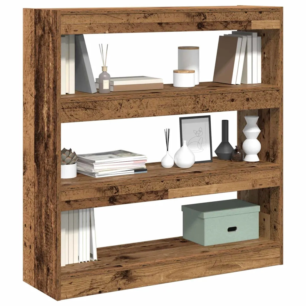 Armadio per Libri Legno vecchio 100 x 30 x 103 cm 862724