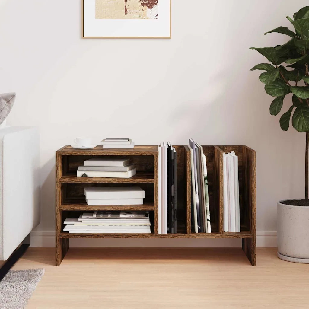 Mobile porta vinili Rovere fum¨¦ 78.5 x 35 x 45 cm CFW8340092