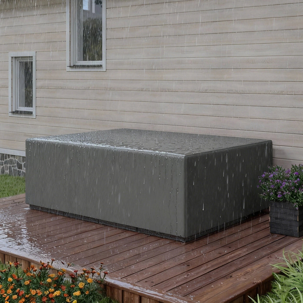 Copri Mobili da Giardino ¨C zephmum ¨C Grigio 275x205x90 cm