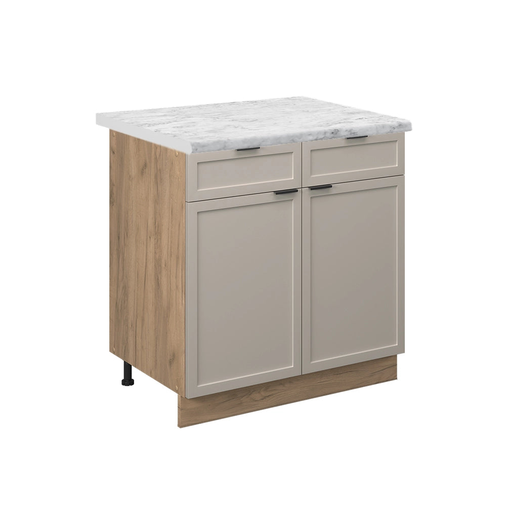 Vicco Basi  GrigioBeige 80 cm , PL Marmo