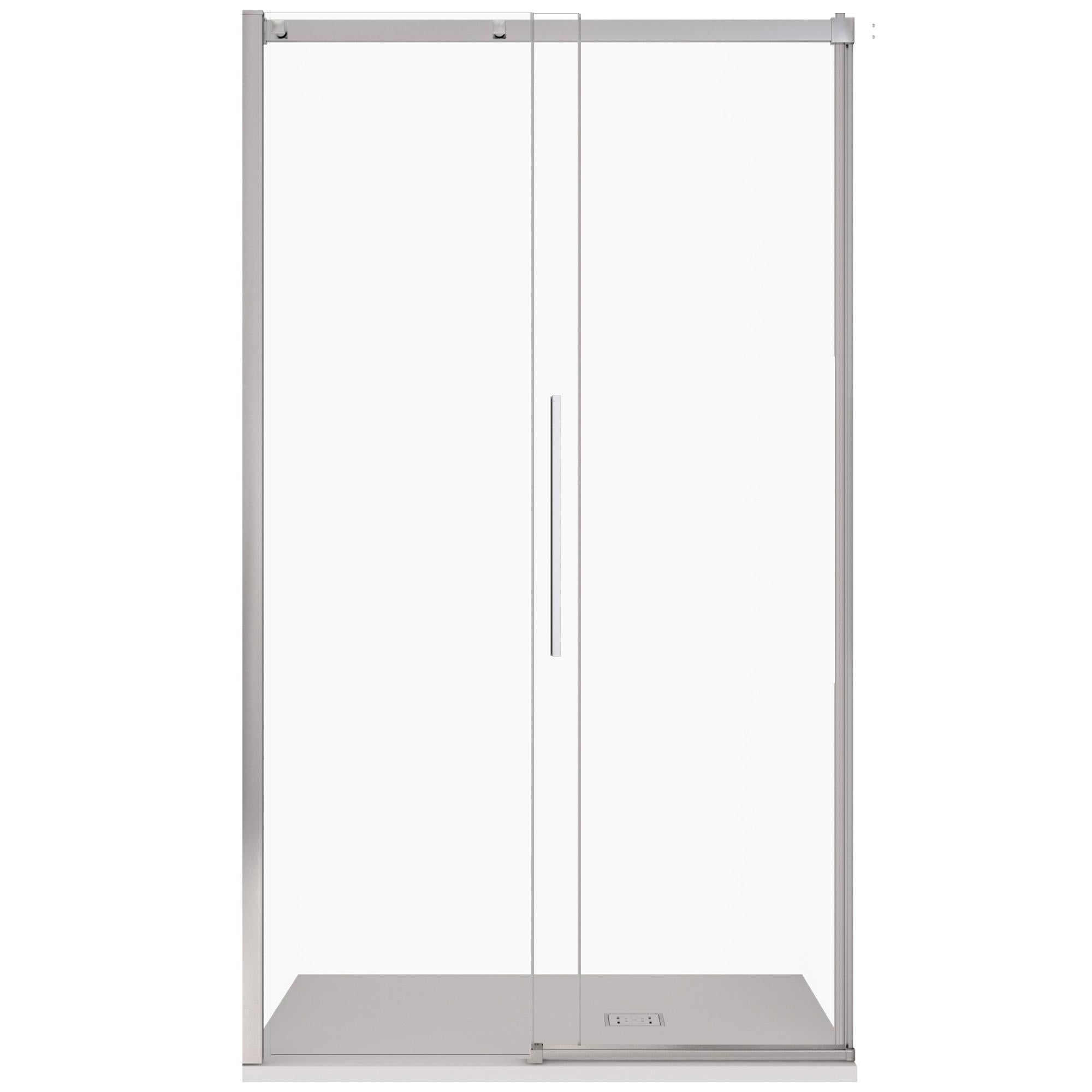 Porta Parete Doccia 160 cm 1 Anta Scorrevole in Cristallo Trasparente 8mm H200 Bonussi Eliane