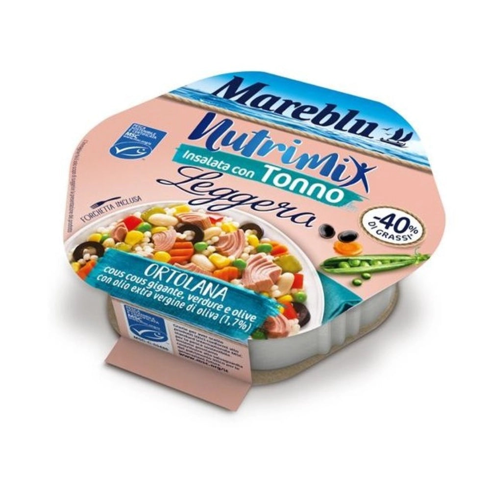 Mareblu le specialita leggere ortolana insalata con tonno formato da 220 grammi