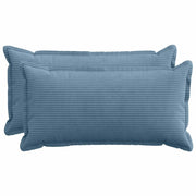 Federa 2 pz HOUTEN Blu 40 x 80 cm corduroy 918181