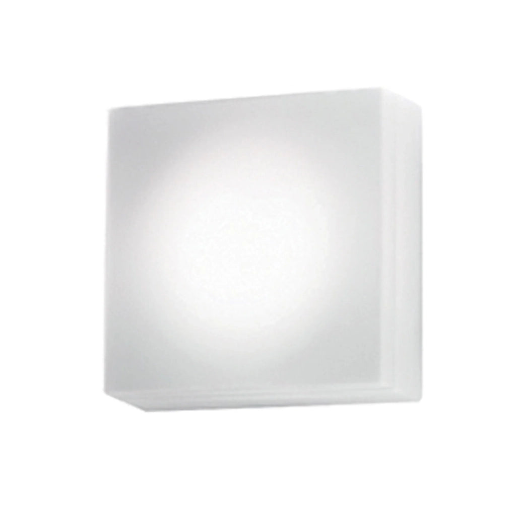 Caorle parete/soffitto 180x180x88mm. 1xe27 28w hs-ip20- bianco opaco