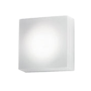 Caorle parete/soffitto 180x180x88mm. 1xe27 28w hs-ip20- bianco opaco