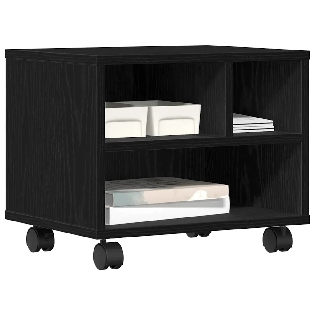 Supporto per Stampante Rovere Nero 41 x 32 x 34,5 cm 862278