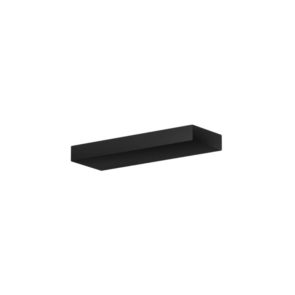 Lampada a Parete GAP573 - Applique LED 34W 1500lm 3000K in Alluminio Nero Opaco, Dimmerabile a Taglio di Fase e Push - Gealuce