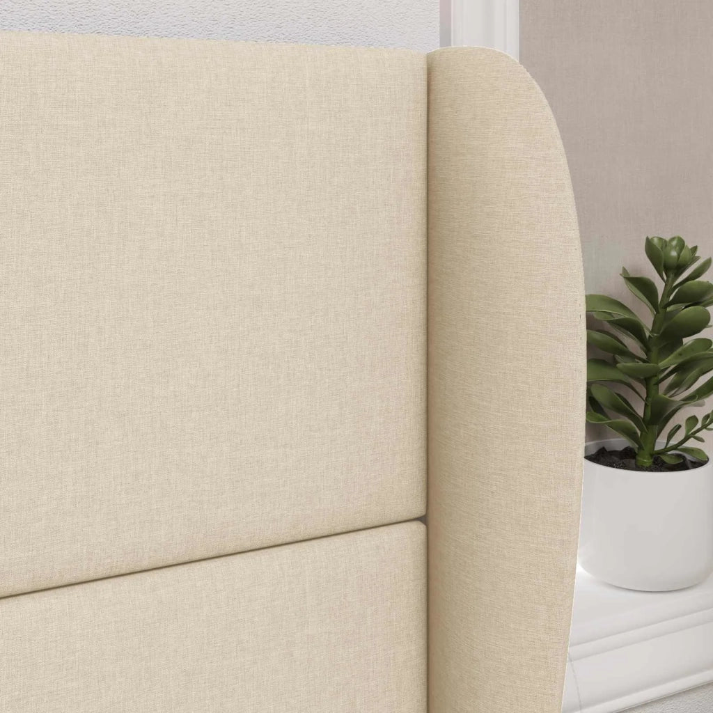 Orecchia della Testata Crema 80 x 23 x 6 cm Tessuto CFW9552493