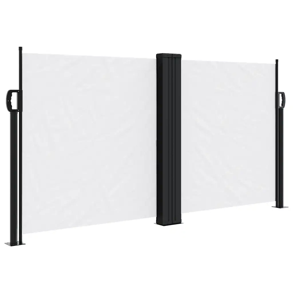 Tenda da Sole Laterale Retrattile-Tenda parasole per balcone per giardino Bianco 120x600 cm 301408