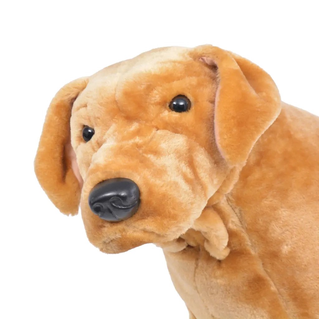 Cane Labrador in Peluche in Piedi Marrone Chiaro XXL CFW4911393