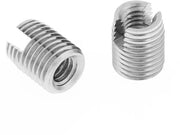 Set di Viti a Sezione Slitta per Inserti Auto Foro - Reduttore a Sezione per Cavi - Kit di Riparazione a Spirale - M4 x 8mm