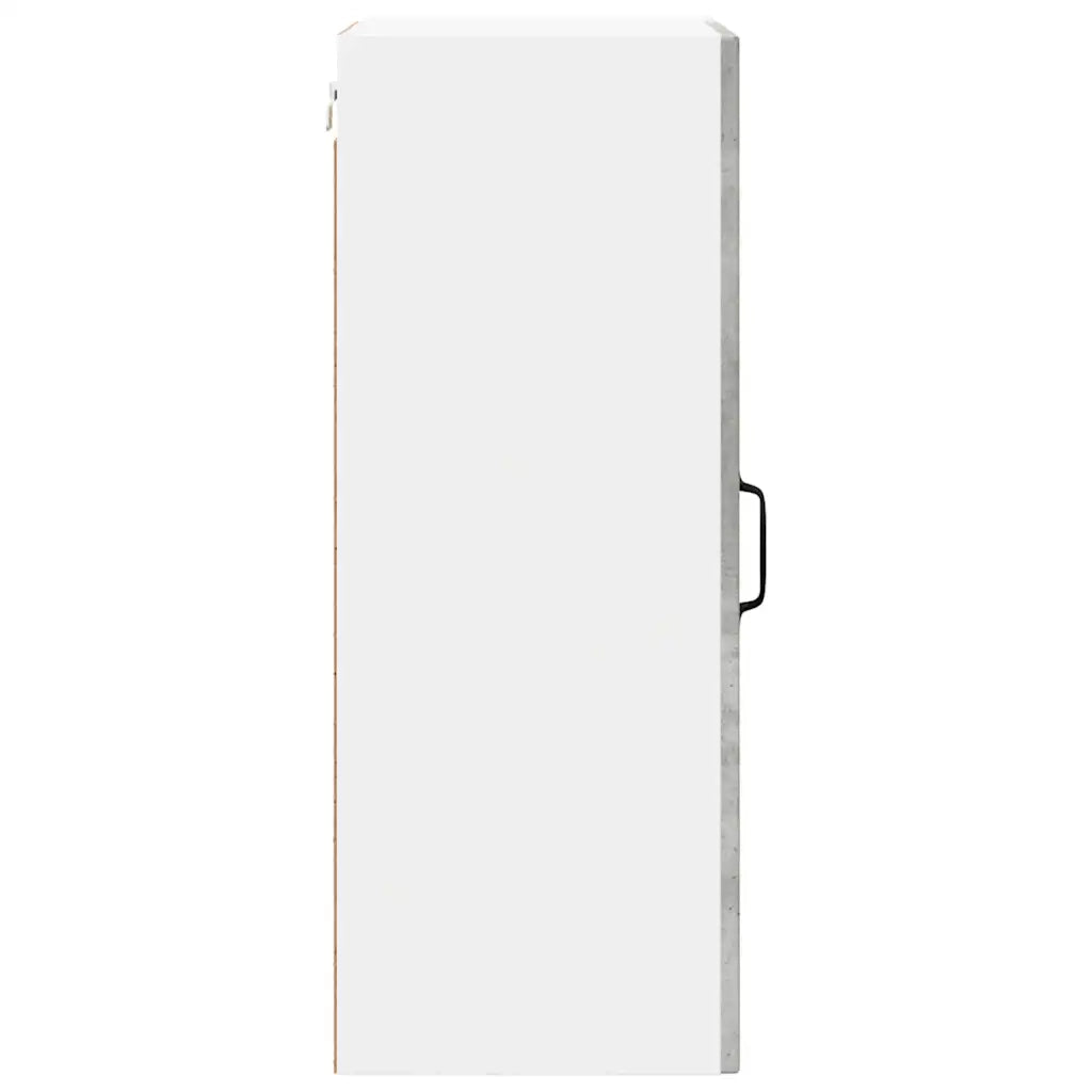 Mobile da cucina con porta 2 pz-Set di 2 Armadio da cucina Grigio cemento 40 x 31 x 80 cm
