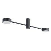 Plafoniera soffitto Nowodvorski Orbit nera metallo 68cm