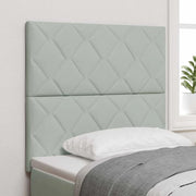 Testiera Grigio chiaro 100 cm Velluto 3337906