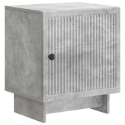 Armadio da Notte Grigio Cemento 43 x 34,5 x 50 cm