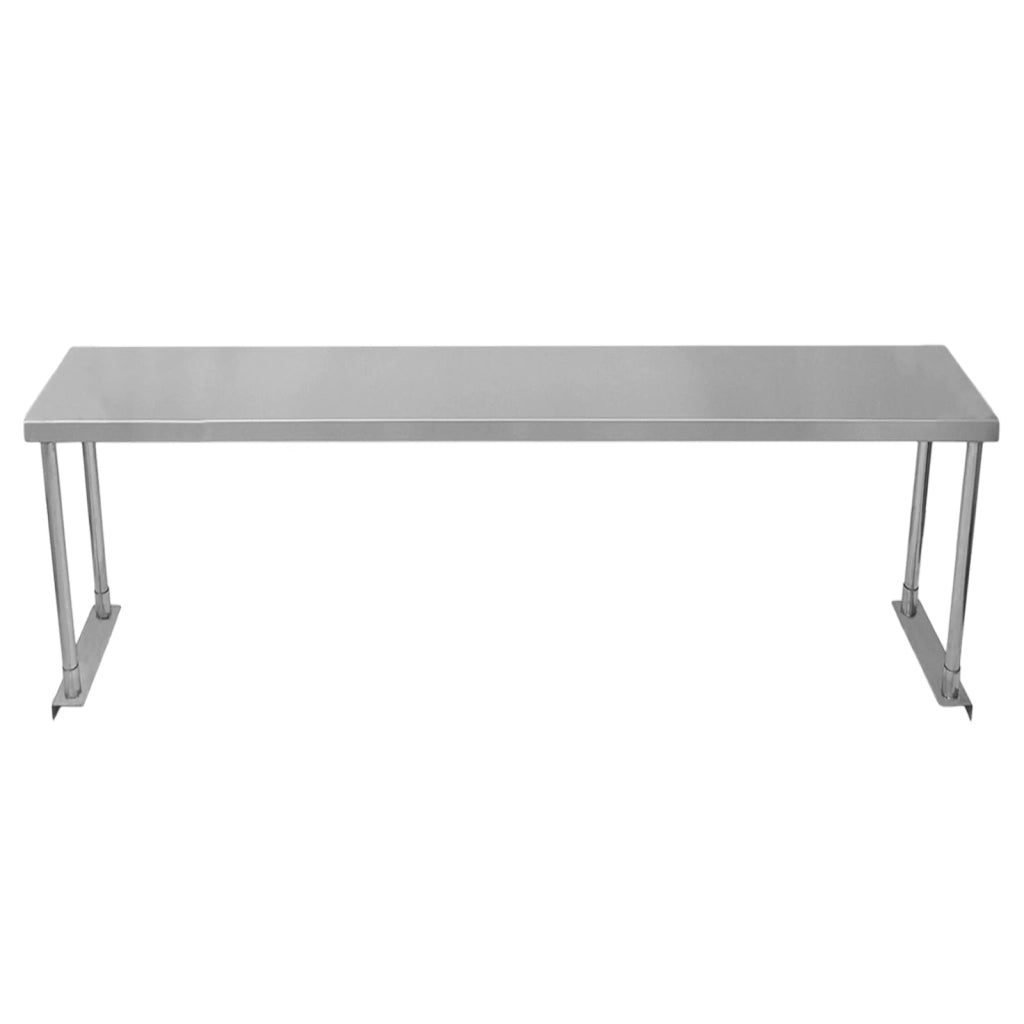 Ripiano con Mensole da Cucina Ristorante, Acciaio Inossidabile Resistente alla Corrosione per - Sigola - 180cm