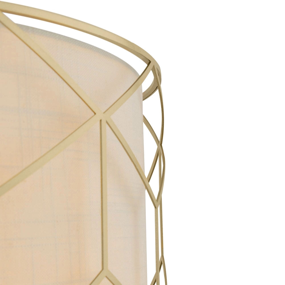 Maytoni Lampadario contemporaneo Messina 1 luce E27 oro metallo diffusore PVC