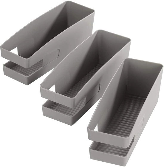 Set di 3 Opbergsystemen per 9 Pair di Scarpe - Protezione contro le Scalfitture - Systeem per Organizzare le Scarpe - Cassetto di Protezione in Materiali Resistenti - Opbergsysteem per 9 Pair di Scarpe