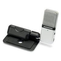 Microfono usb samson sagomic go mic silver e black