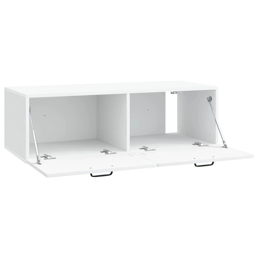 Mobile Porta TV da Muro Bianco 98 x 41 x 30 cm 898695