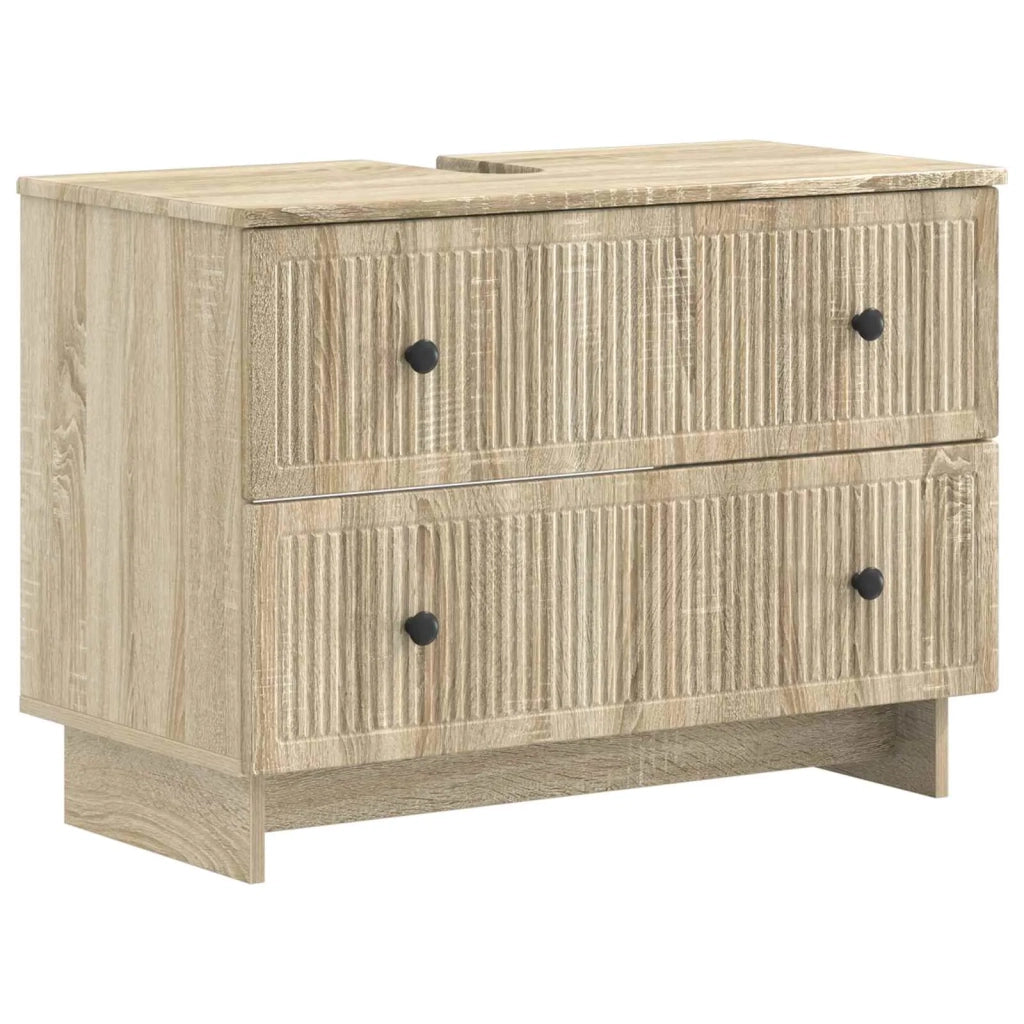 Set di Armadi da Bagno da 2 Pezzi EDE Rovere Sonoma 3417659