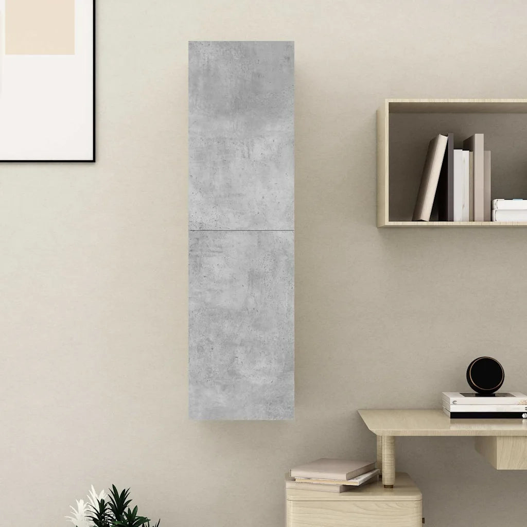 Mobile TV | Armadietto TV | Mobile Porta TV Grigio Cemento 30,5x30x110 cm Legno Multistrato