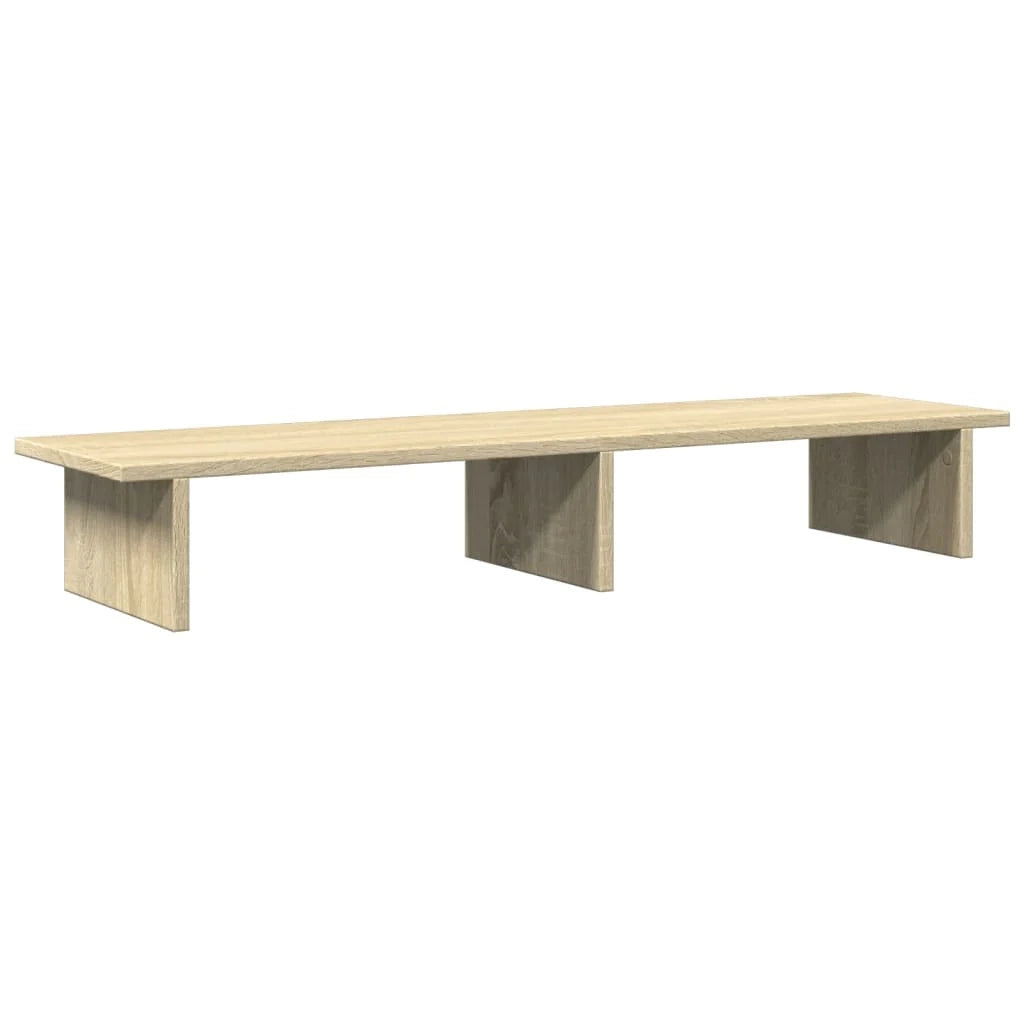 Supporto per monitor Sonoma scrivania/tavolo 100 x 27 x 15 cm legno ingegnerizzato marrone 02_0044977