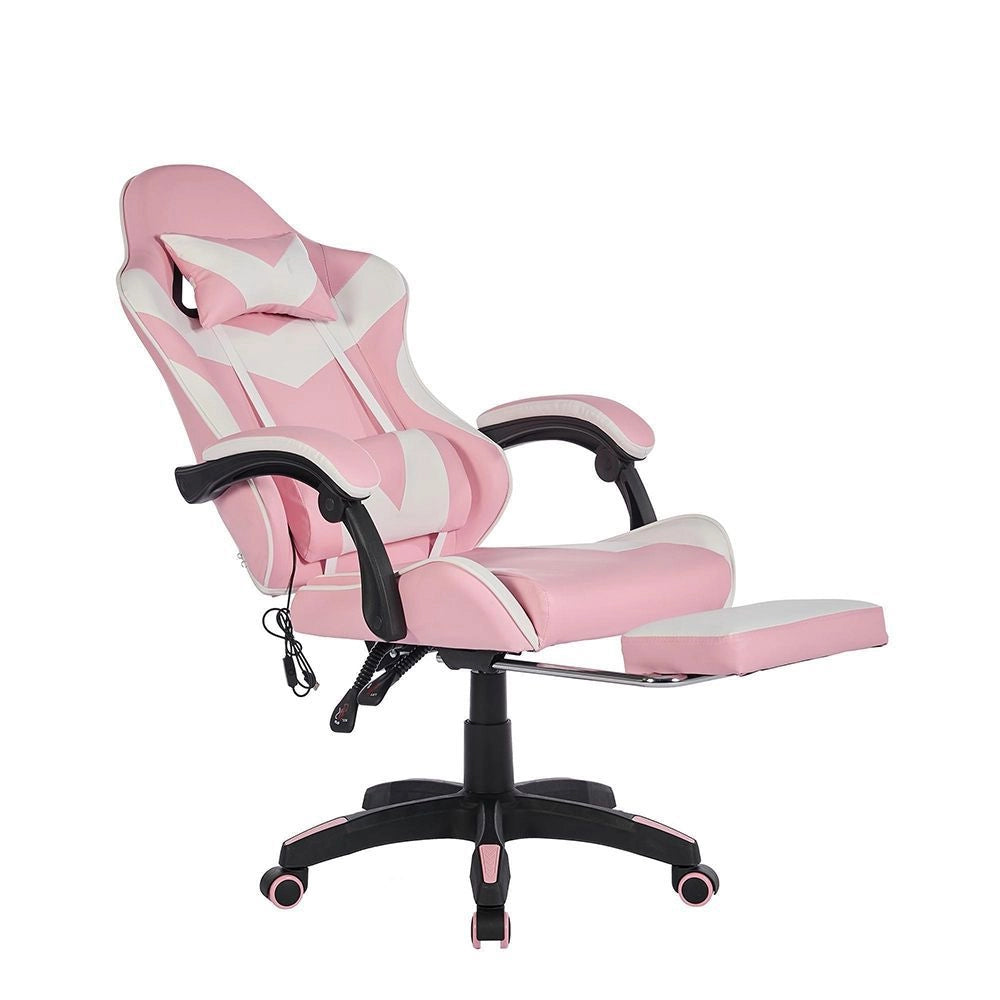 Sedia gaming ergonomica in pelle - Xylo - 360¡ã regolabile con poggiapiedi