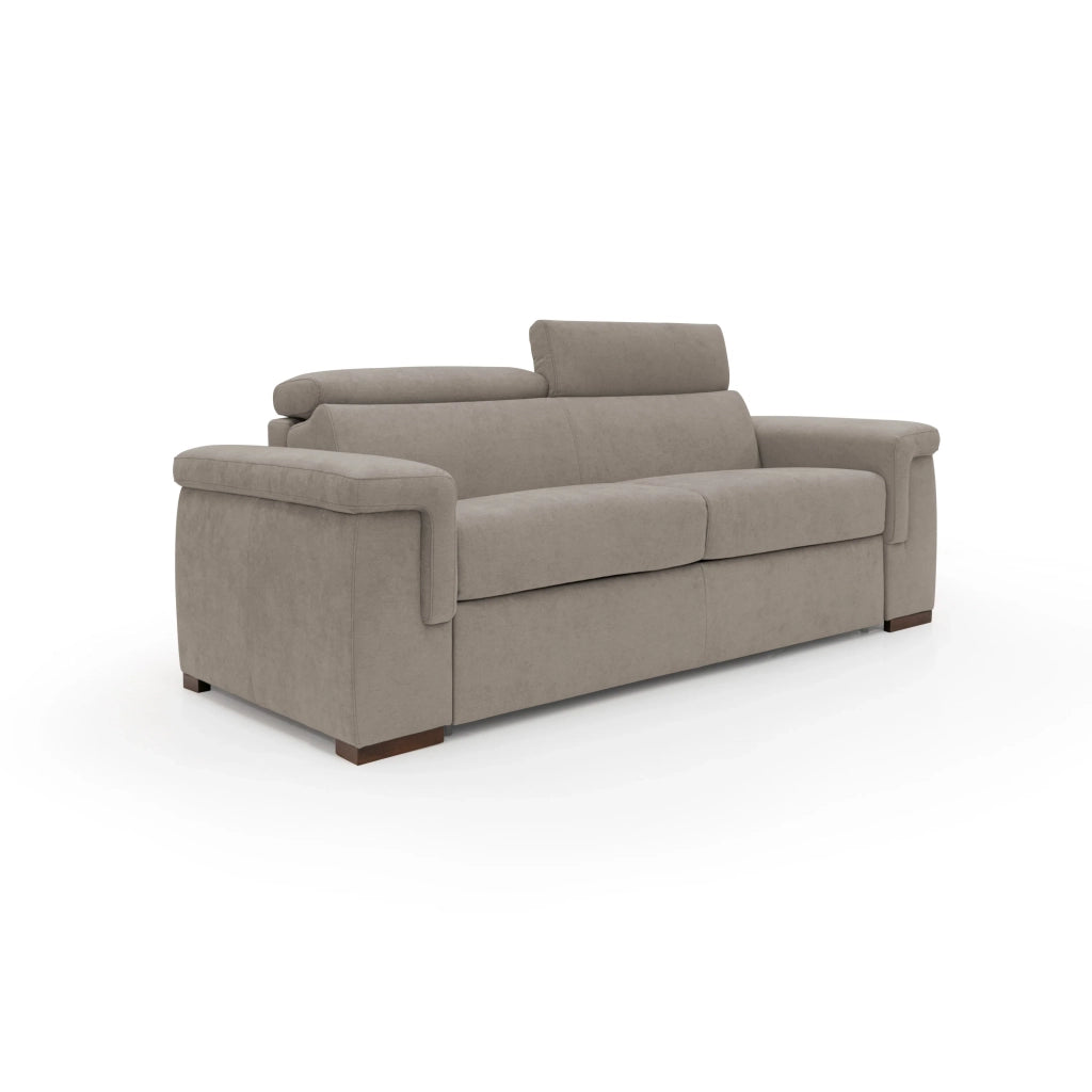 Giunone Divano letto mat. H18 220 cm (mat. 140x197 cm) beige