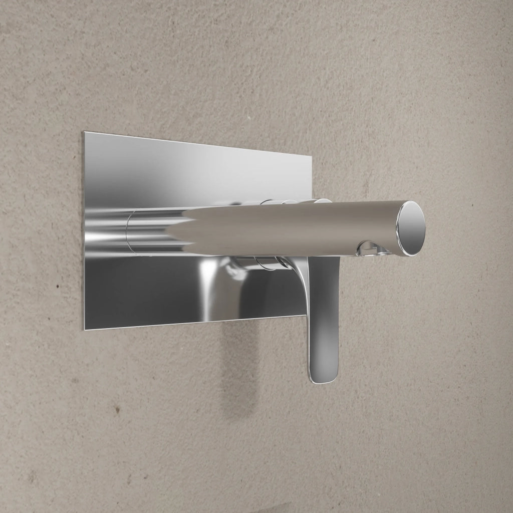 Set miscelatore lavabo ad incasso e bidet senza scarico cromato | Mia