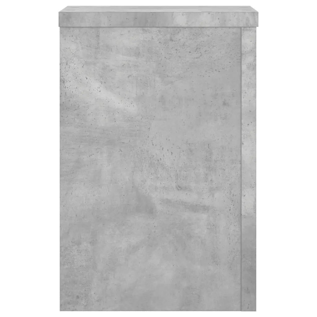vidaXL Supporti per Piante 2 pz Grigio 20x20x30 cm Legno Multistrato