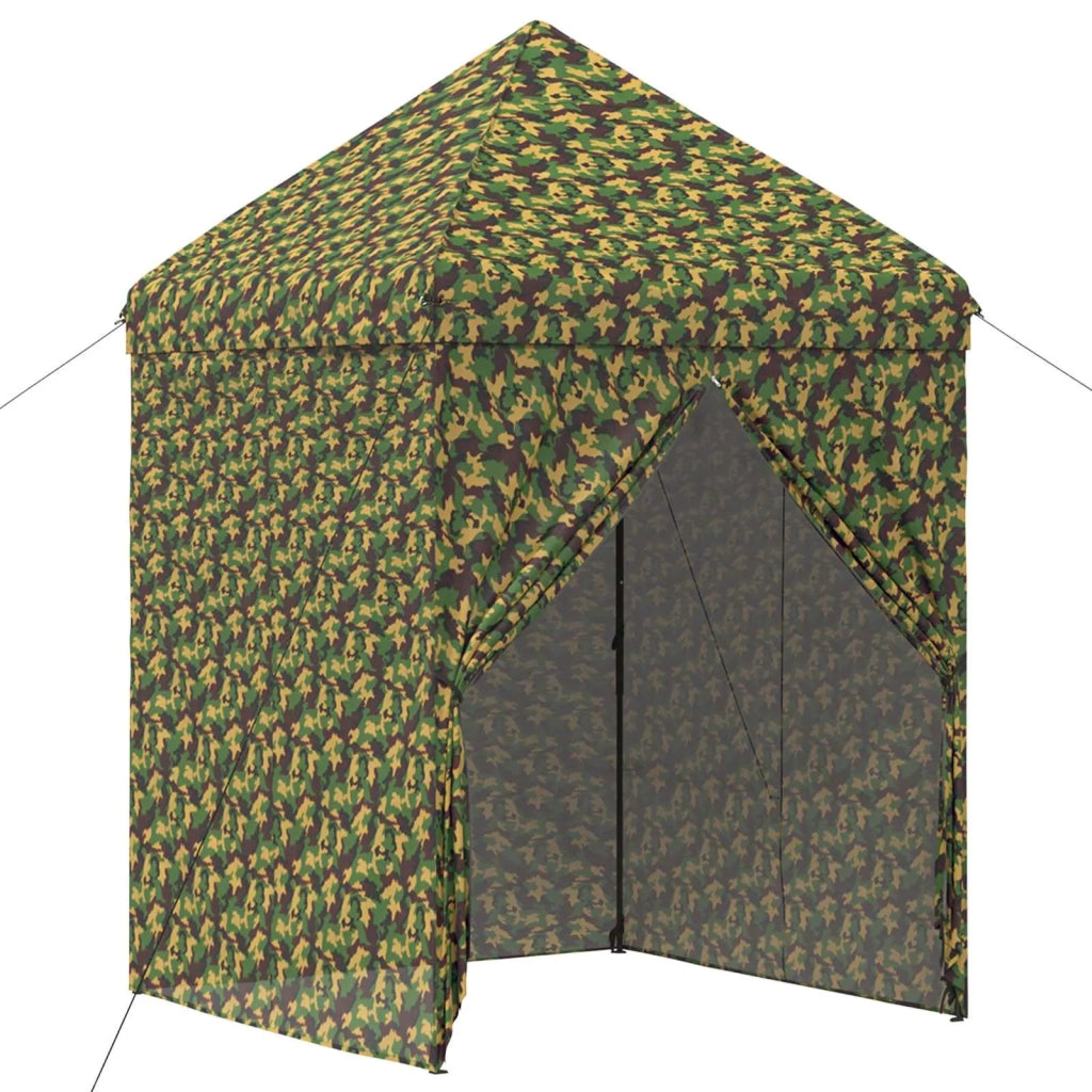 Tendone con 4 Pareti Laterali 2 x 2 m Camouflage Militare 42036824
