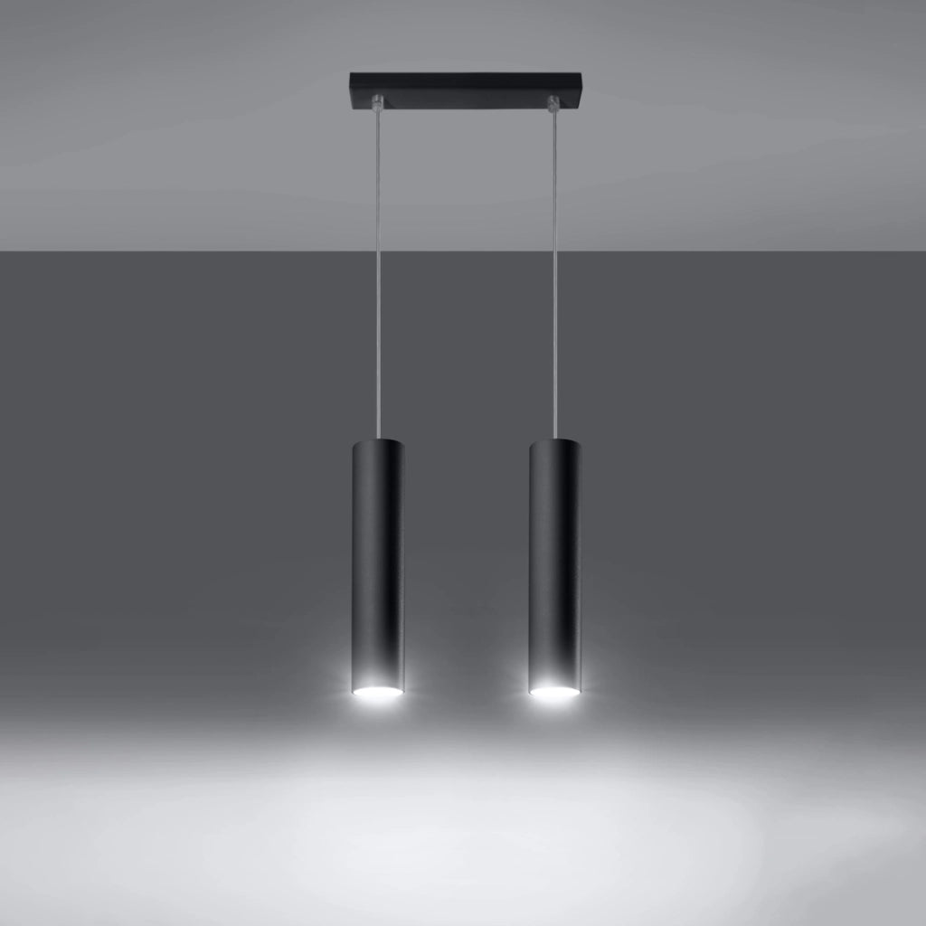 Lampada a sospensione LAGOS 2 nero