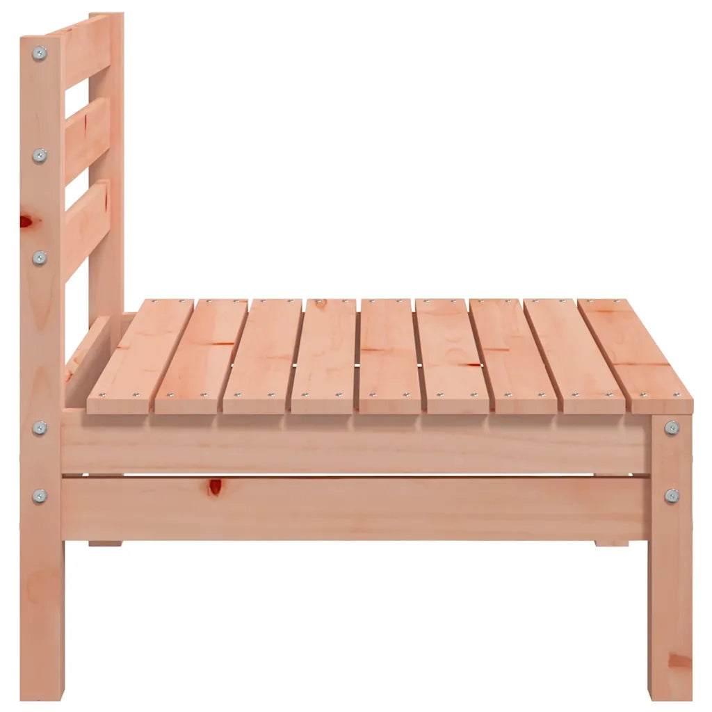 Divano da esterno-Divani Senza Braccioli da Giardino 4pz Legno Massello Douglas