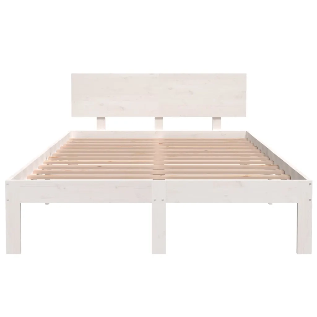 Giroletto Bianco in Legno Massello di Pino 120x200 cm 810491