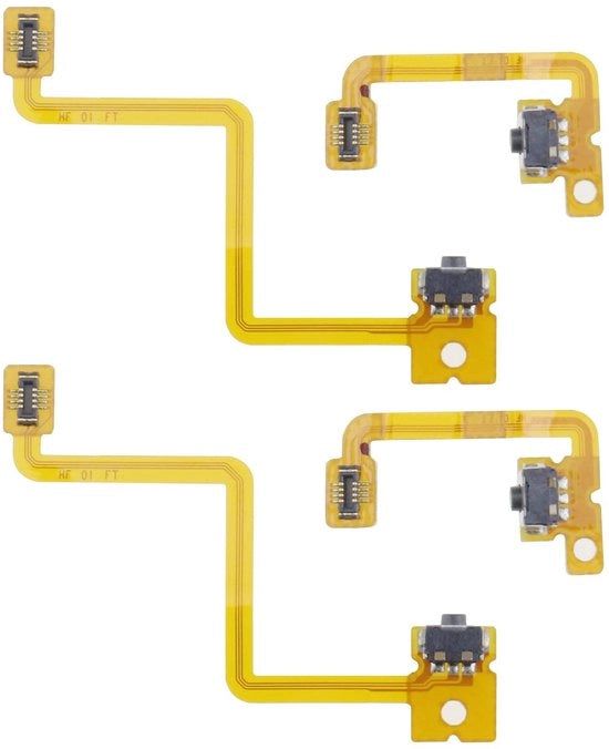 Cavi Flexibili - Interruttore di Sostituzione L/R - Ideale per Nintendo 3DS - 2 Set di Cavi Flexibili - Adatto per Controller
