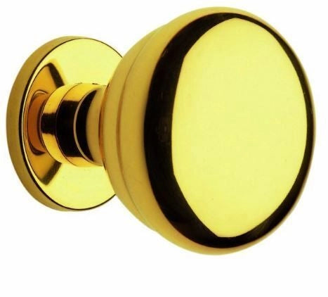Ghidini 744770501 Pomolo Ottone Lucido Milena 70mm