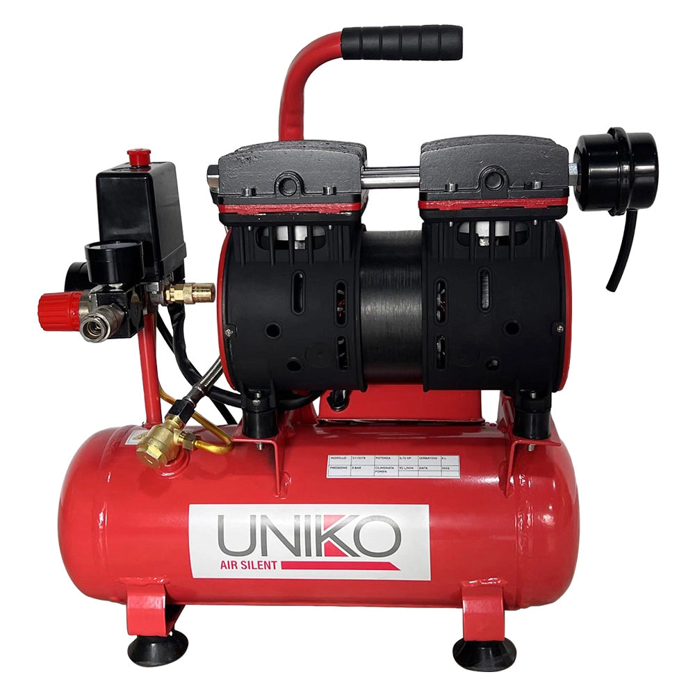 Compressore Silenziato Hp 0,75 Uniko 6 lt