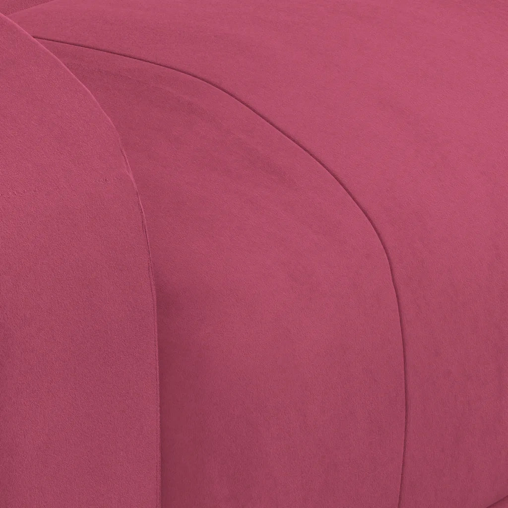 Poltrona Elettrica Reclinabile Rosso Vino in Tessuto 3098398