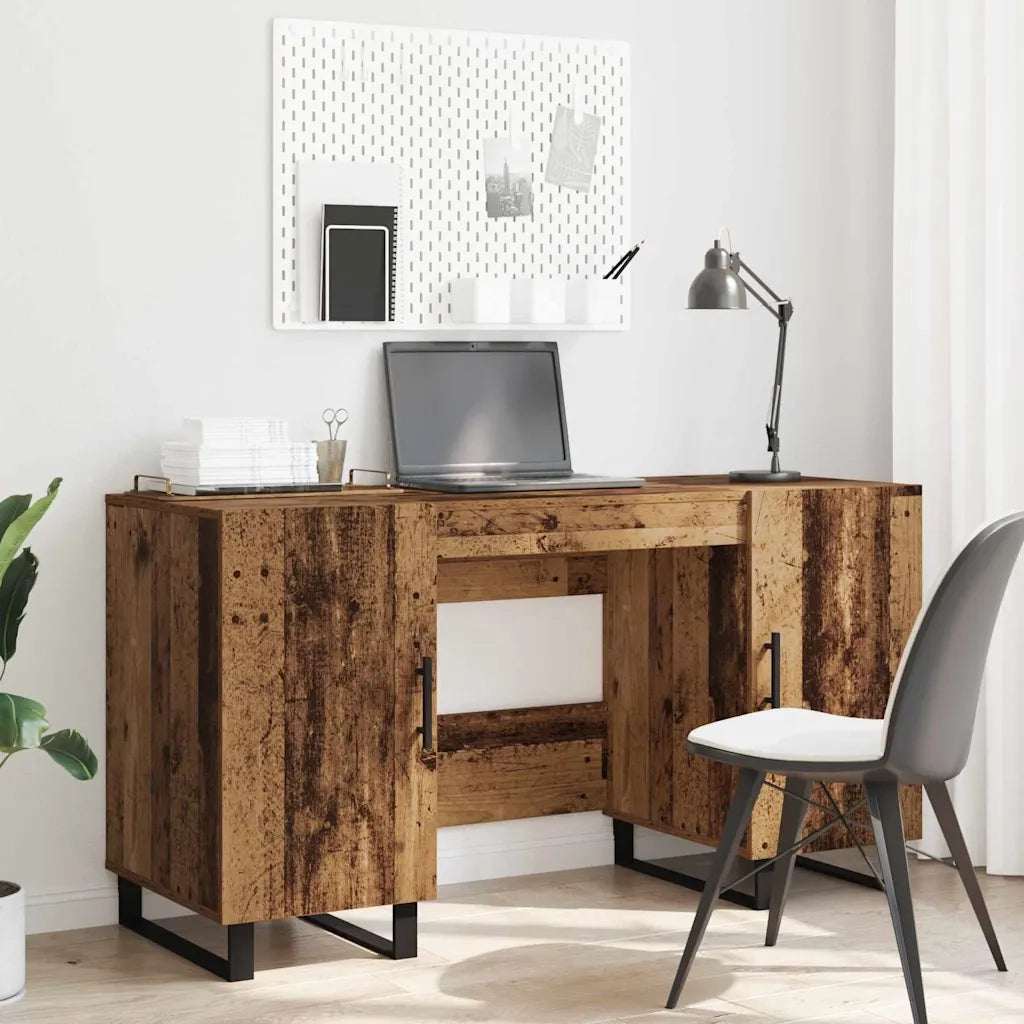 Scrivania Legno vecchio 140 x 50 x 75 cm Legno multistrato
